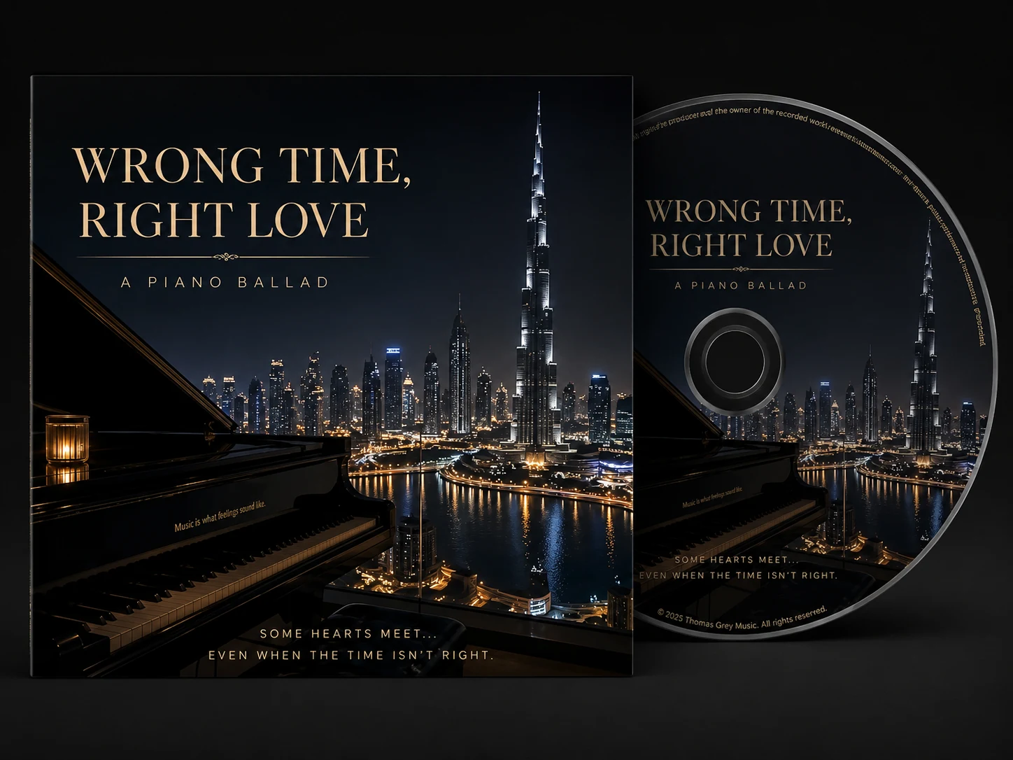 Wrong Time, Right Love Cover und CD